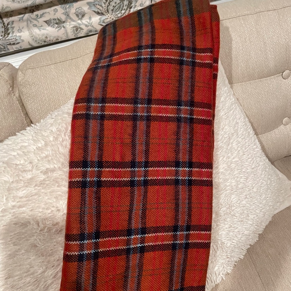 Loft plaid scarf!